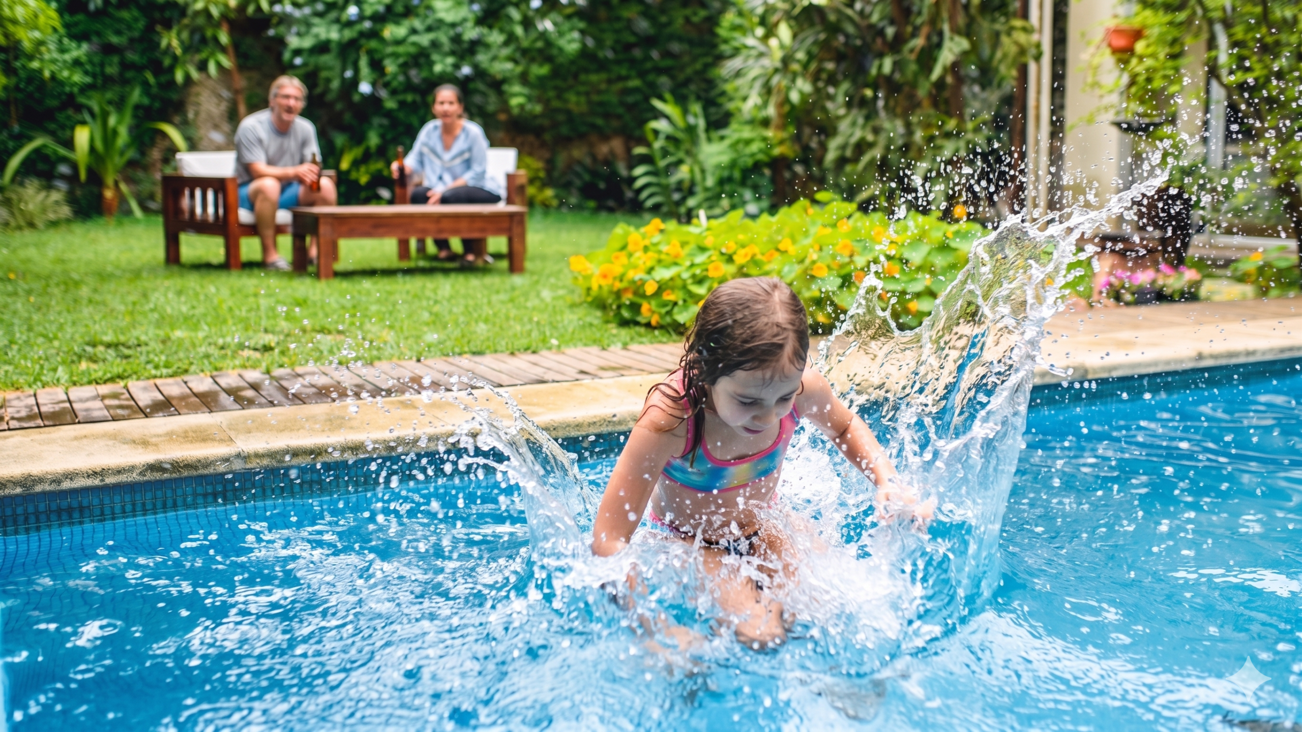Girl jumping - starting pose